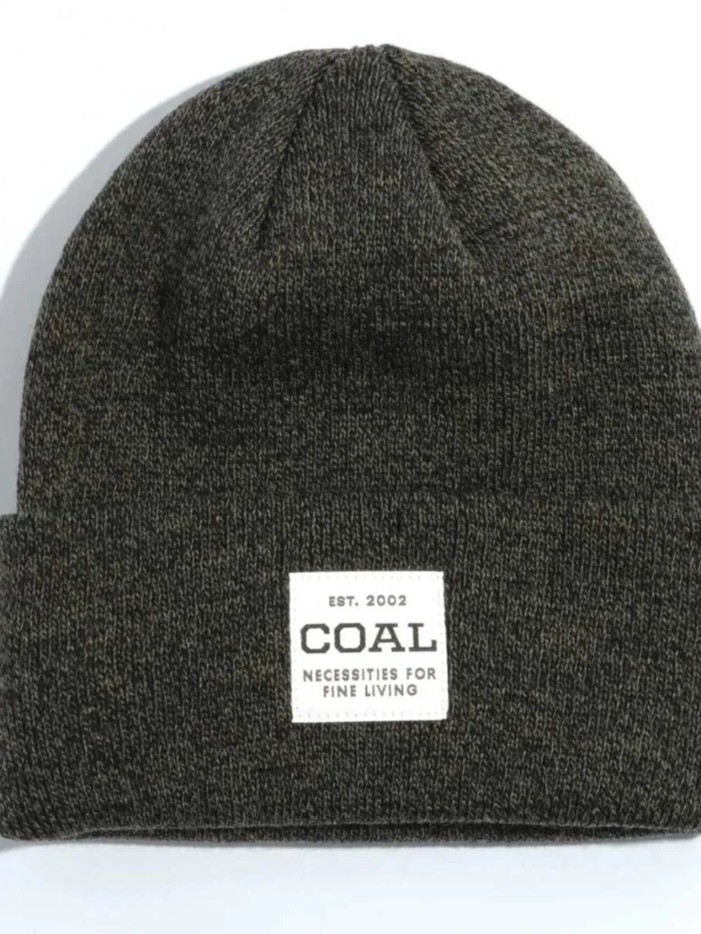 Coal Uniform Mid Knit Cuff Beanie - olive black marl beanie